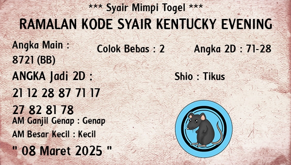 Prediksi Kentucky Evening