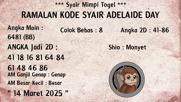 Prediksi Adelaide Day