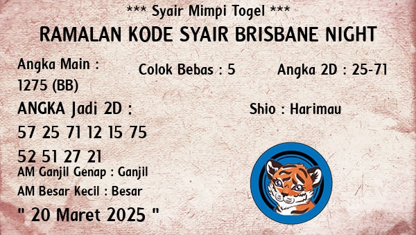 Prediksi Brisbane Night