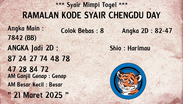 Prediksi Chengdu Day