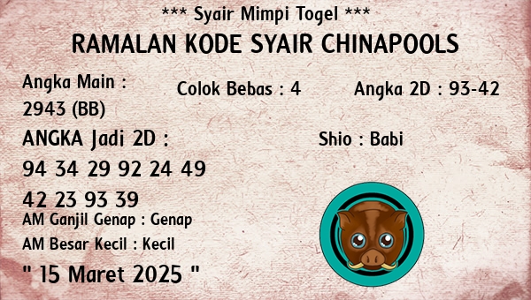 Prediksi Chinapools