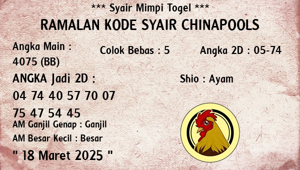 Prediksi Chinapools