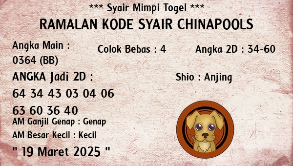 Prediksi Chinapools