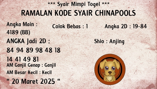 Prediksi Chinapools