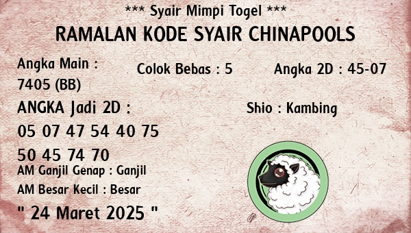 Prediksi Chinapools
