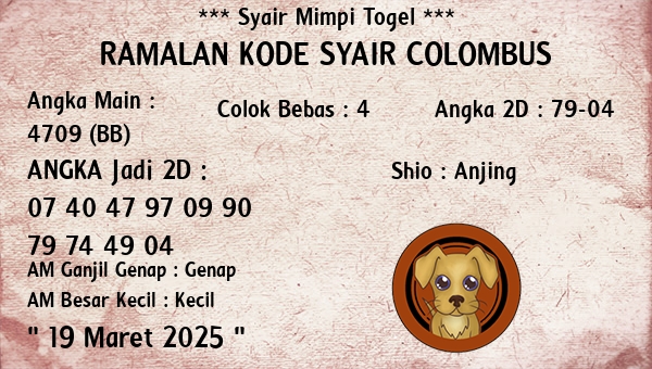 Prediksi Colombus