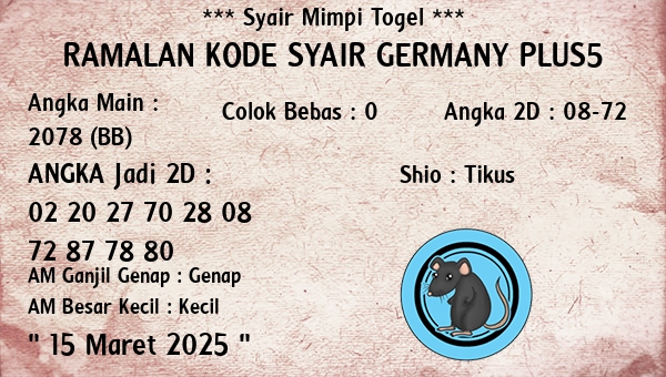 Prediksi Germany Plus5