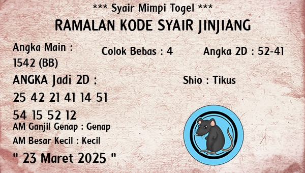 Prediksi Jinjiang