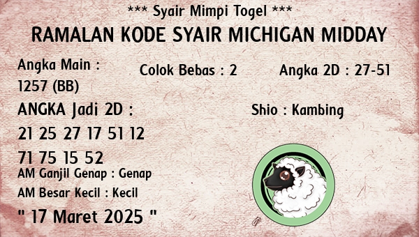 Prediksi Michigan Midday