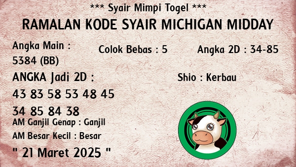 Prediksi Michigan Midday