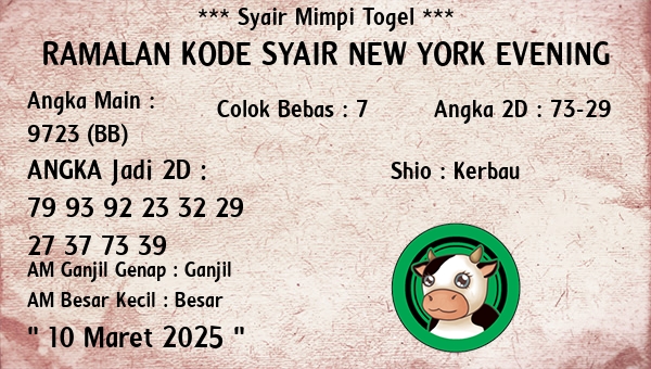 Prediksi New York Evening