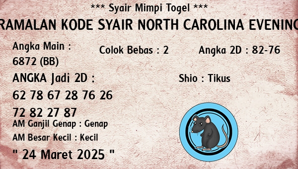 Prediksi North Carolina Evening