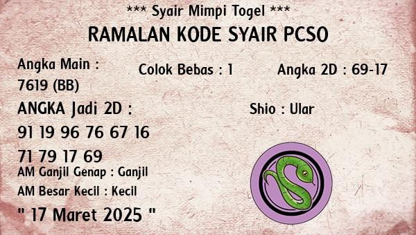 Prediksi Pcso