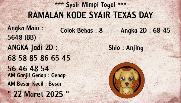 Prediksi Texas Day