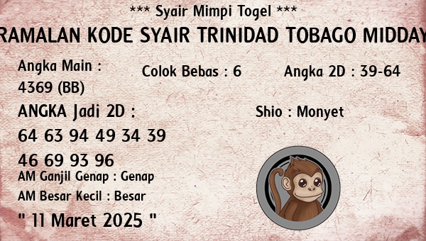 Prediksi Trinidad Tobago Midday