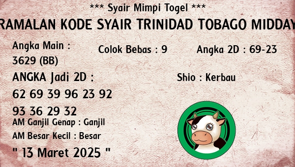 Prediksi Trinidad Tobago Midday