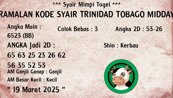 Prediksi Trinidad Tobago Midday