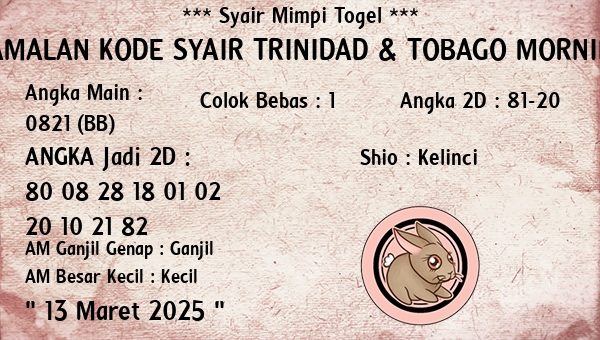 Prediksi Trinidad & Tobago Morning