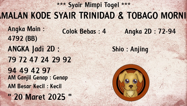 Prediksi Trinidad & Tobago Morning