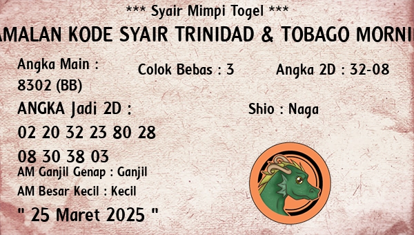 Prediksi Trinidad & Tobago Morning