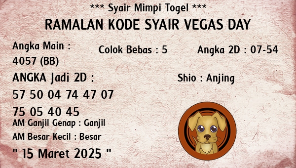 Prediksi Vegas Day