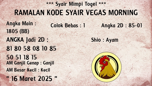 Prediksi Vegas Morning