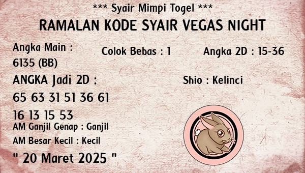 Prediksi Vegas Night