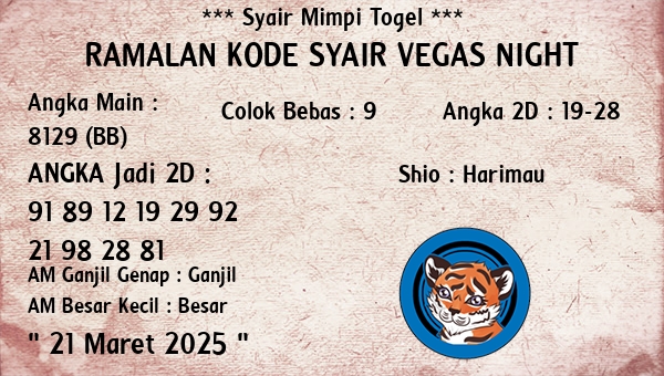 Prediksi Vegas Night