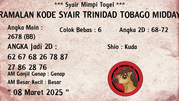 Prediksi Trinidad Tobago Midday