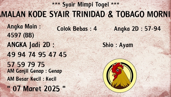 Prediksi Trinidad & Tobago Morning