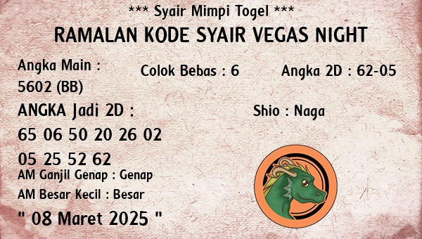 Prediksi Vegas Night